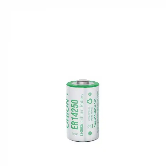Orion ER14250H 3.6V 1200mAh 1/2AA LiSOCl2 Lityum Pil - PLC, Sayaç ve Endüstriyel Cihaz Bataryası
