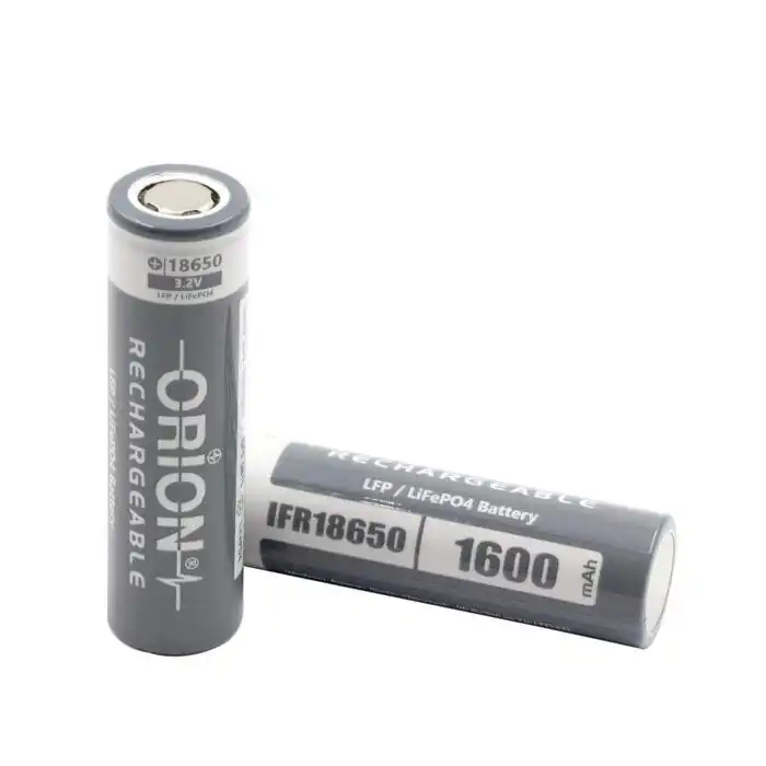 Orion IFR18650 3.2V 1600mAh LiFePO4 Pil