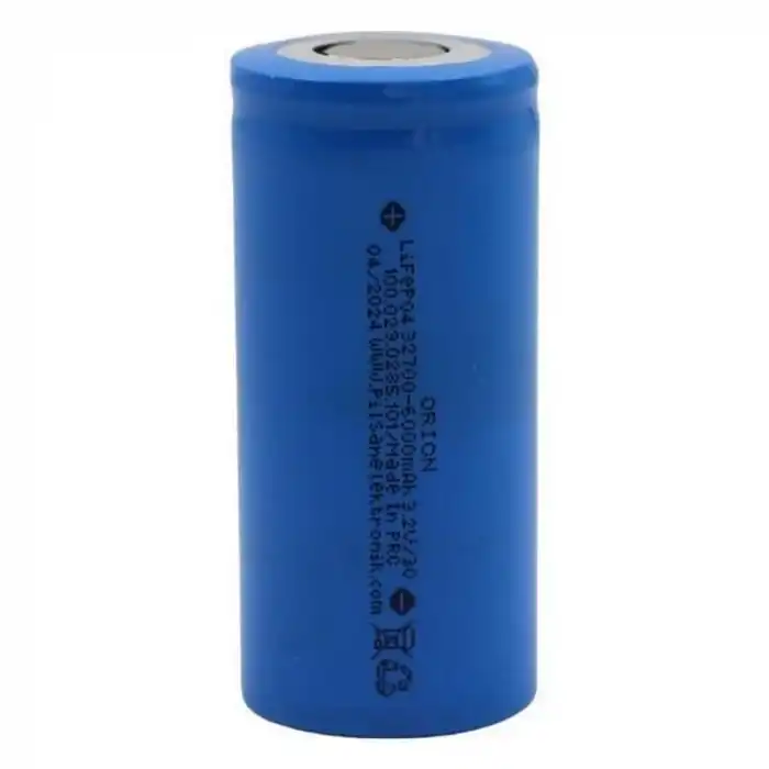 ORİON PİL LIFEPO4 IFR 32700 6000 MAH 3C MAVİ | En az alım 100 Adet