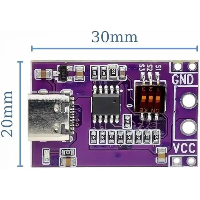 PD/QC/AFC Hızlı Şarj Adaptöründen Voltaj Tetikleyici / Seçici Modül