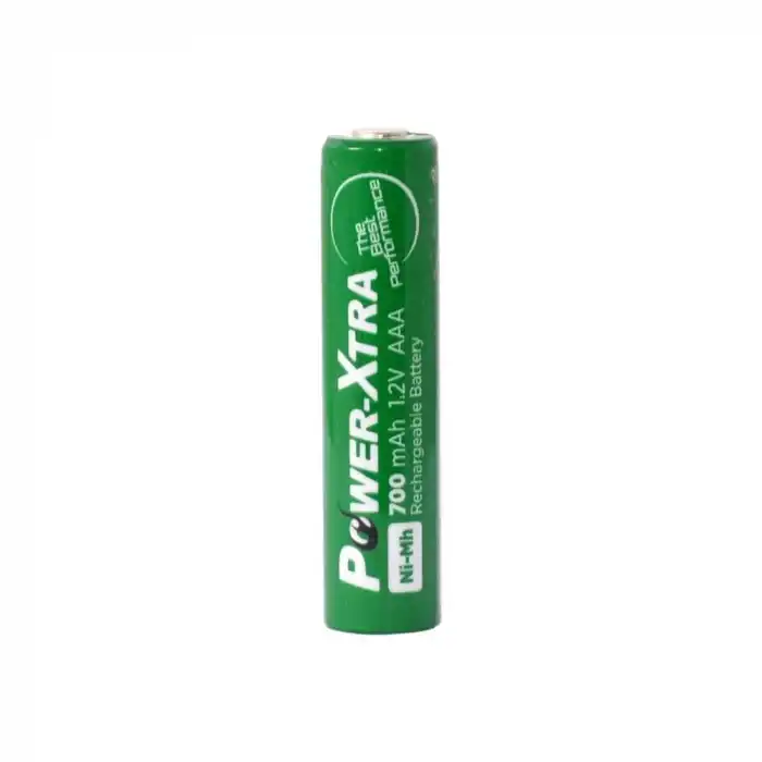Power-Xtra 1.2V 700 mAh AAA Size Pil (Flat )