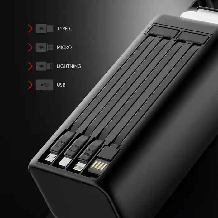 Powerway PD50 50.000mAh 22.5W Süper Hızlı Şarjlı Powerbank