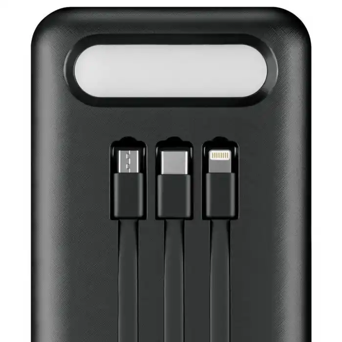 Powerway TX80 80.000mAh Kablolu Dijital Göstergeli Gerçek Fener Işıklı Kamp Siyah Powerbank