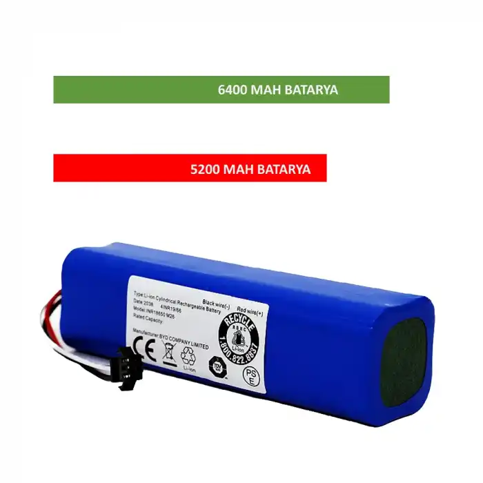 Robx R7 Akıllı Robot Süpürge Bataryası 14.4v 6400mah