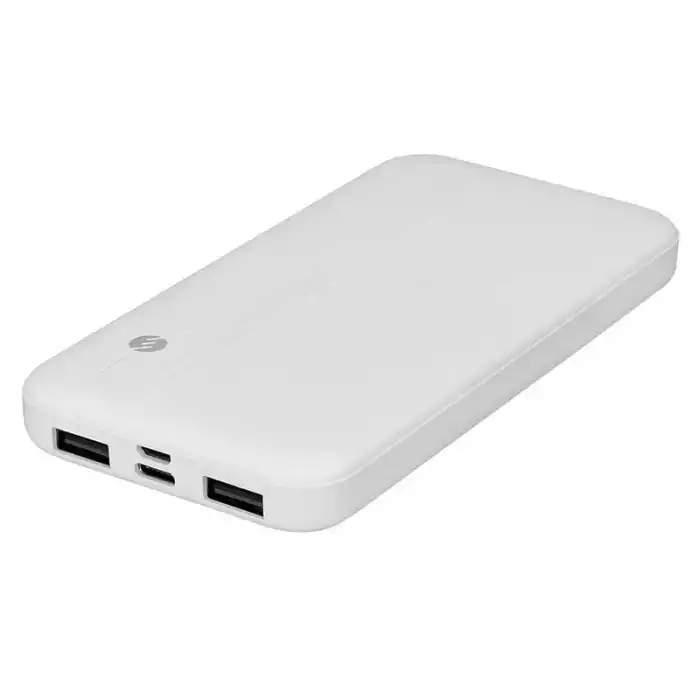 S-Link LP-G10N Beyaz Micro + Type C Girişli 10000 Mah Taşınabilir Şarj Cihazı Powerbank