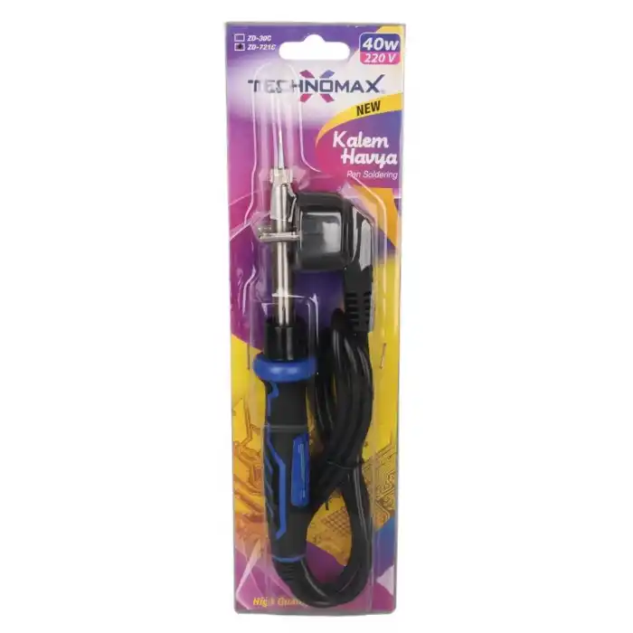 Technomax ZD-721C 40 Watt Kalem Havya Lehim Makinesi AC220V 120cm Kablolu