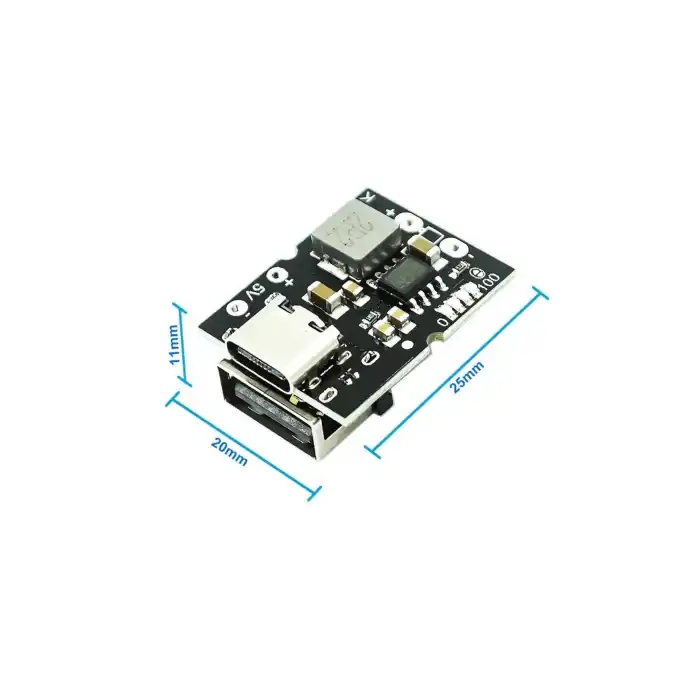 Type-C 5 volt 2 Amper Mini Powerbank Devresi