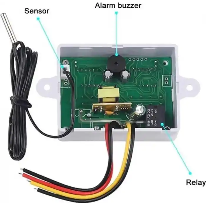 XK-W1010 Dijital Sıcaklık Kontrol Cihazı C/F 220V 10A Termostat Termometre