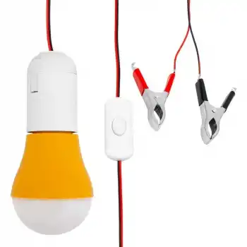 12 Volt Led Ampul Akü Maşalı