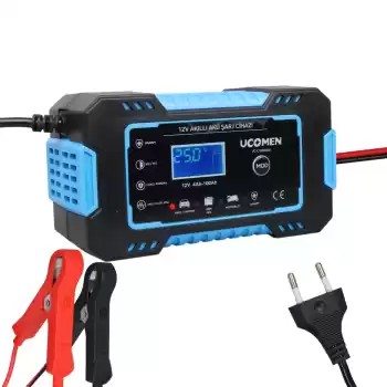 12V MAX 6A LED GÖSTERGELİ AKÜ ŞARJ CİHAZI