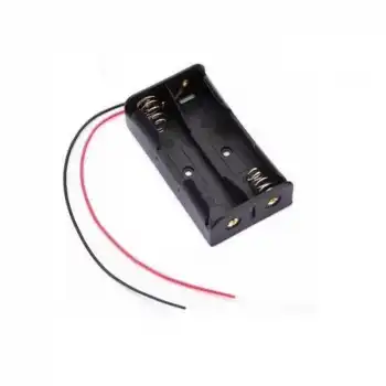 18650 Kablolu İkili Pil Yuvası