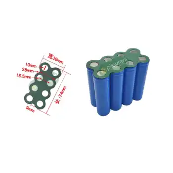 18650 Piller için 5x2 Tip Pil Yalıtım Contası Açık Uç (6 Adet)