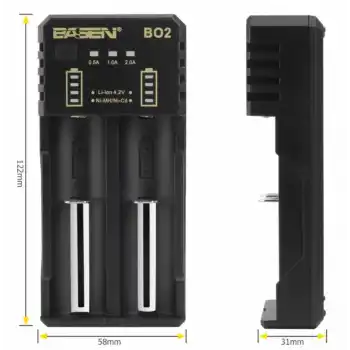 Basen Bo-2 Usb Pil Şarj Aleti