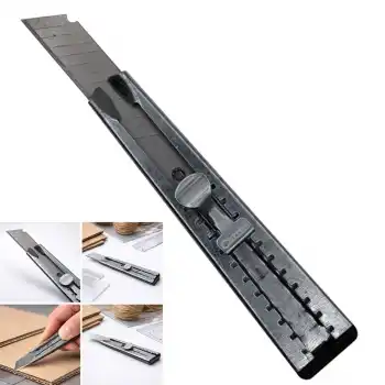 Metal 18 Mm Uçlu 15 Cm Falçata - Maket Bıçağı