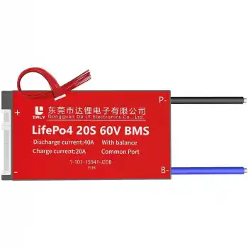 Daly LiFePO4 BMS 20S 40A Balanslı – Ortak Port