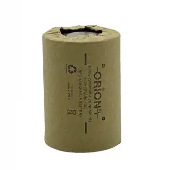 Orion 1.2V Ni-MH 4/5 SC 2200mAh Şarjlı Punta Pili 10C