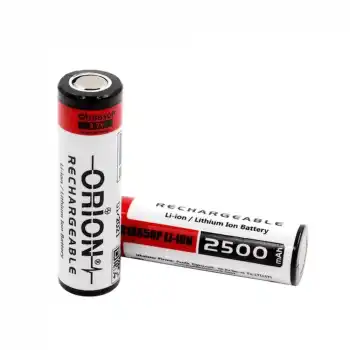 Orion 18650P 3.7 V 2500 mAh 10C Şarj Edilebilir Li-ion Pil