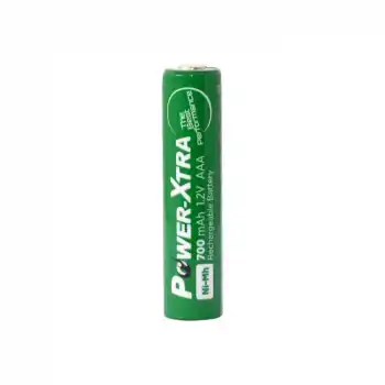 Power-Xtra 1.2V 700 mAh AAA Size Pil (Flat )