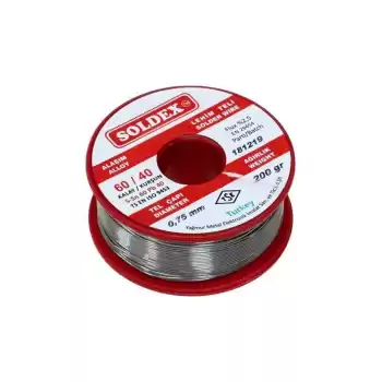Soldex Sn60 Pb40 0.75 Mm Lehim Teli 200 gr