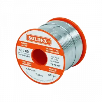 Soldex Sn60 Pb40 1 Mm Lehim Teli 500 gr