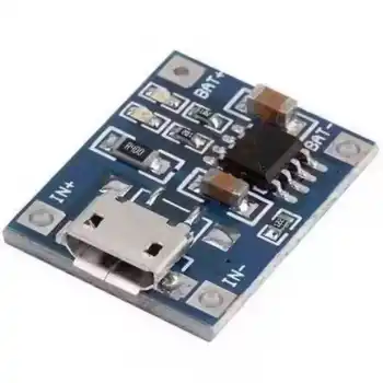 TP4056 Micro Usb Lityum Lipo Batarya Şarj Modülü Devresi