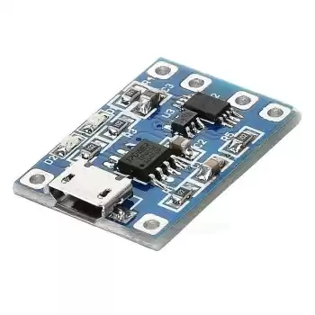 TP4056 Micro Usb Lityum Lipo Batarya Şarj Modülü Devresi