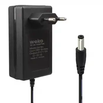 Weko 21 Volt - 2 Amper Kırmızı Yeşil Ledli Şarjlı Matkap Adaptörü