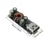 60W 6-35V DCden USBye Tip C PD 3.0 QC4 Tip A QC3.0 DC Hızlı Şarj 12V 24V Kademeli Güç Modülü