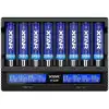 Xtar VC8 Sekizli Li-ion / NI-CD / Ni-MH Pil Şarj Cihazı