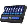 Xtar VC8 Sekizli Li-ion / NI-CD / Ni-MH Pil Şarj Cihazı