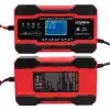 Ucomen UC-C121001A Kırmızı 12/24 Volt 10 Amper Led Göstergeli Akü Şarj Cihazı