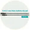 Kalın Kablolu Dişi Jack (5.5mm 2.1mm)