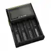 Nitecore D4 Dijital Akıllı Pil Şarj Cihazı - Li-ion LiFePO4 Ni-MH Ni-Cd