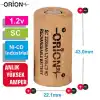 Orion 1.2V Ni-Cd SC 2200mAh Şarj Edilebilir Pil - HP