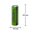 Orion 1.2v Ni-Mh 2/3AAA 400mah Şarj Edilebilir Pil