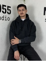 SWT0003-Eskitmeli Kapüşonlu Sweat- Yıkamalı Taş Bej