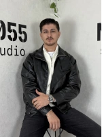 CKT0003- Oversize Deri Bomber Ceket- Siyah