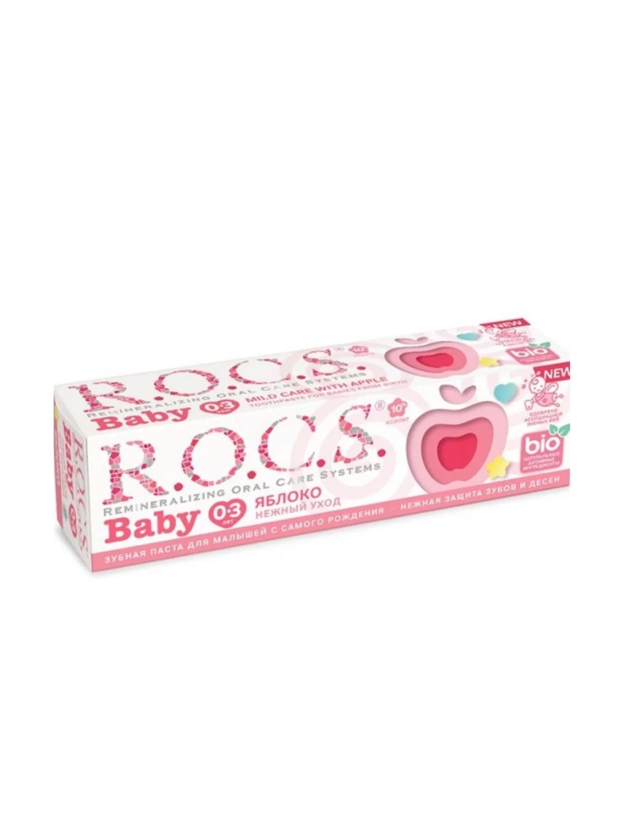 Rocs Baby Diş Macunu Elma Püresi 0-3 Yaş 35 Ml