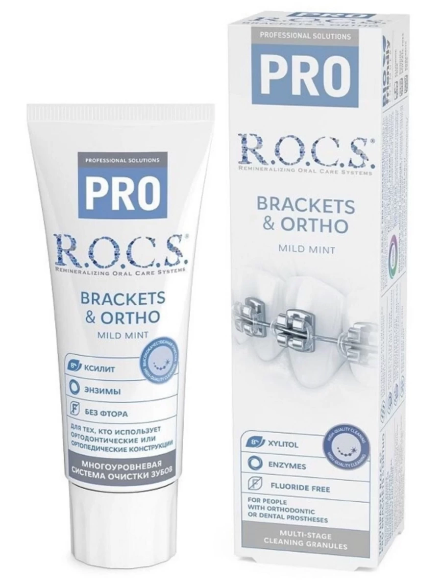 Rocs Pro Diş Macunu Brackts & Ortho 60 Ml