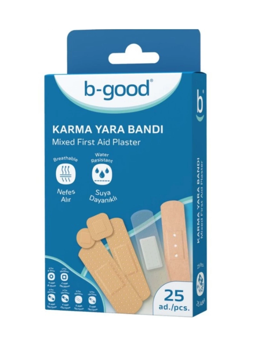 B-Good Yara Bandı Karma 25li
