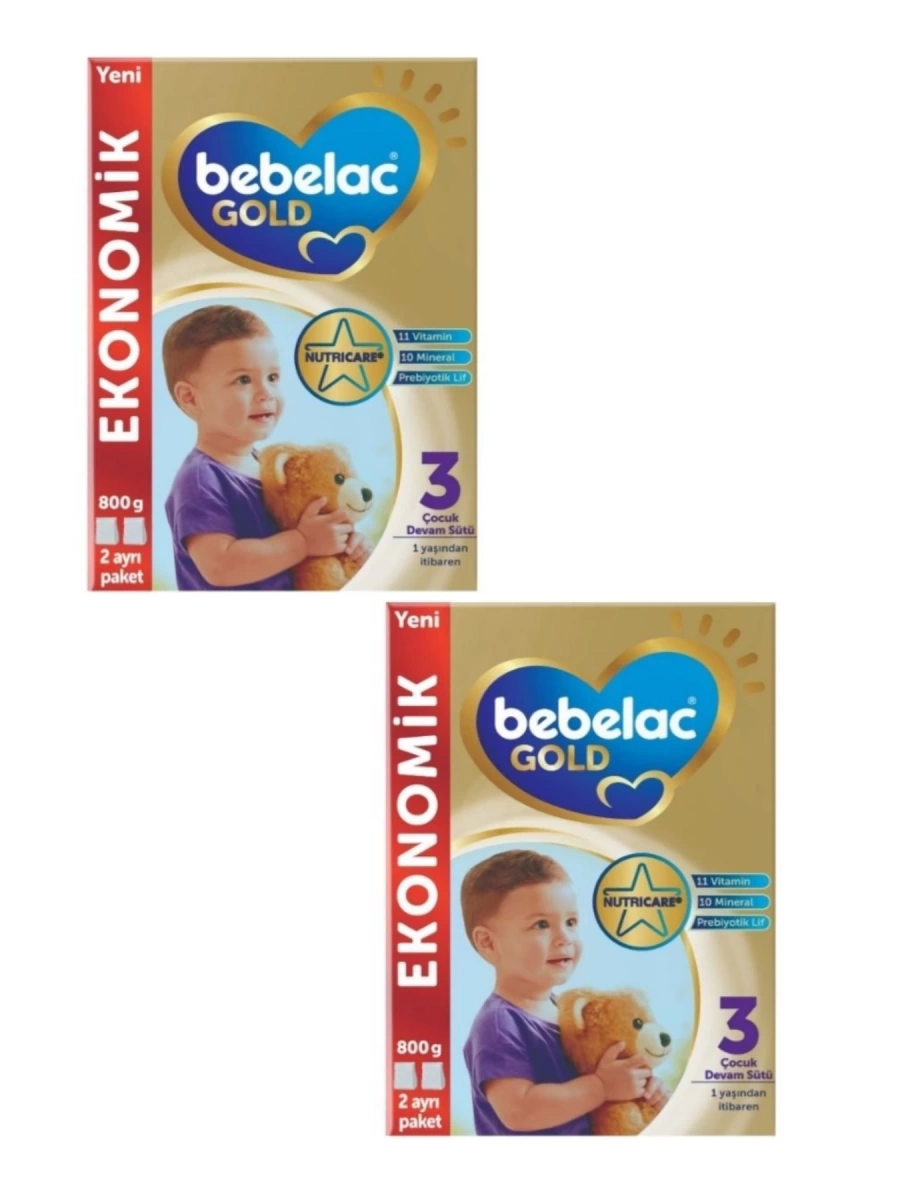 Bebelac Gold 3 Devam Sütü 800 gr X 2 Adet Avantaj Paket