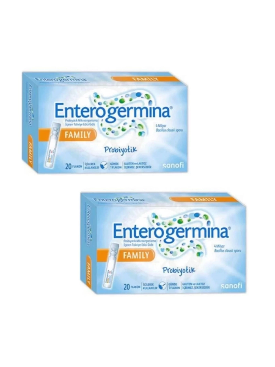 Enterogermina Family 5 ml x 20 Flakon 2 Li Mutlu Aile Paketi