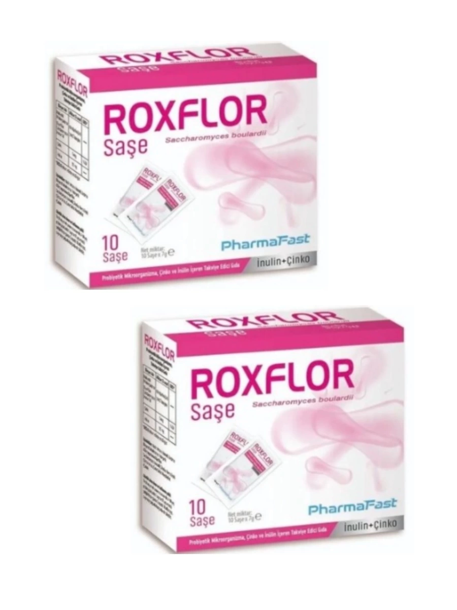 Pharma Fast Roxflor Probiyotik 10 Saşe Inuli + Çinko Içerikli 2 Adet
