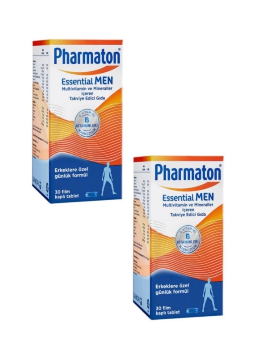 Pharmaton Essential Men 30 Tablet X 2 Adet Avantaj Paketi