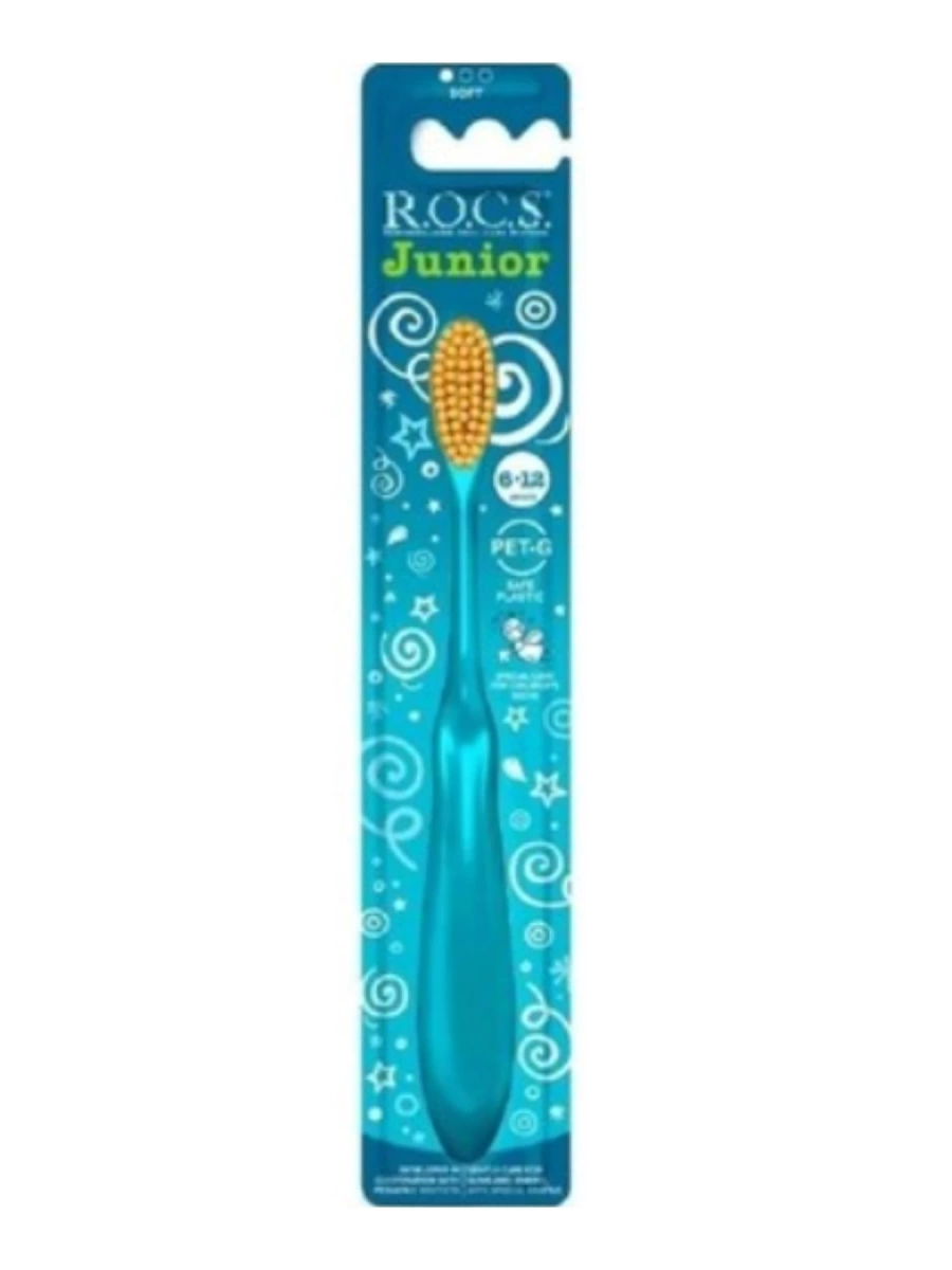 Rocs Junior Diş Fırçası 6-12 Yaş Mavi