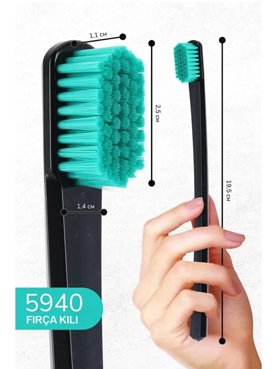 Rocs Pro 5940 Ultra Soft Diş Fırçası Siyah Yeşil