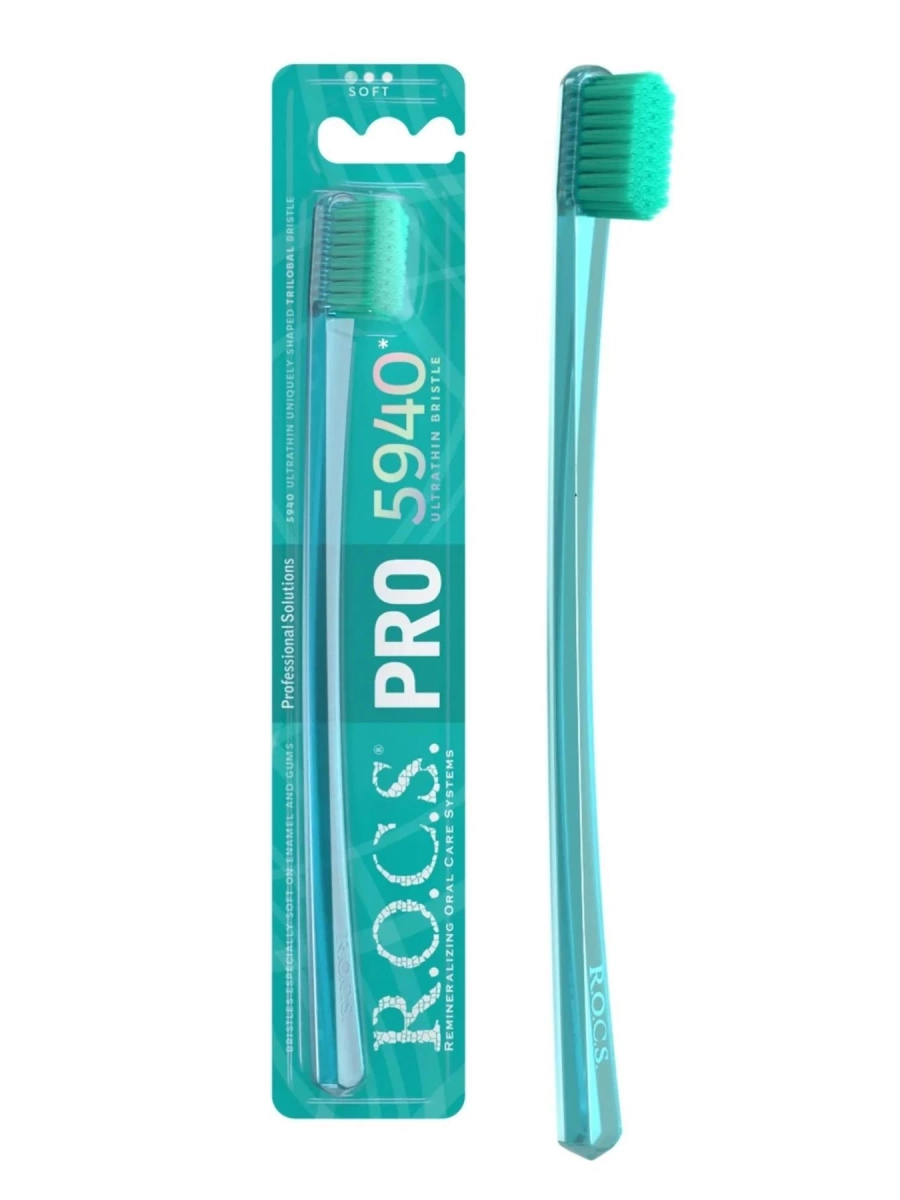Rocs Pro 5940 Ultra Soft Diş Fırçası Yeşil-Yeşil