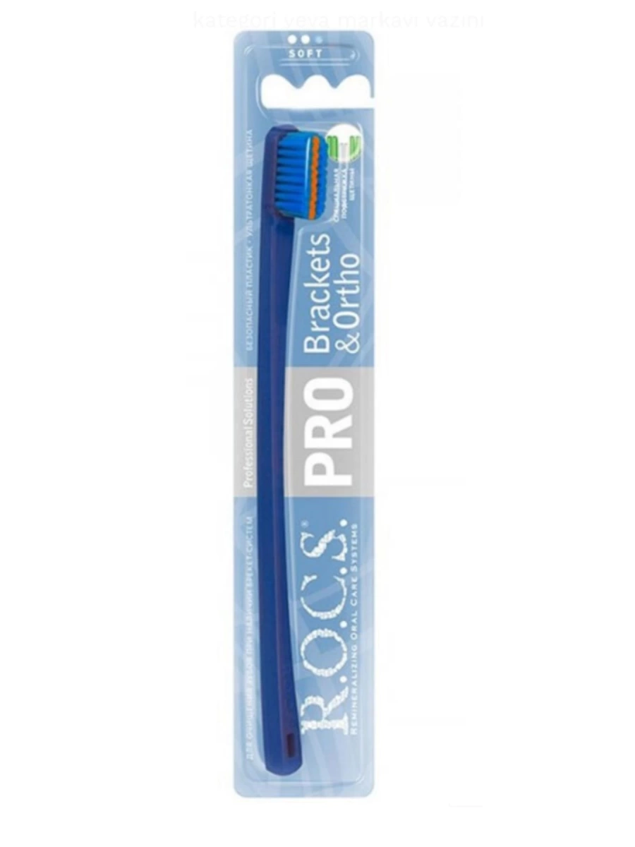 Rocs Pro Brackets & Ortho Diş Fırçası Lacivert