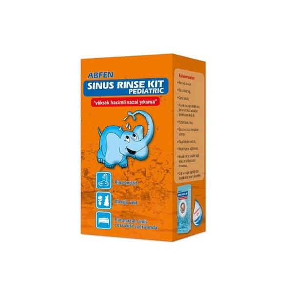 Abfen Sinus Rinse Kit Pediatric Burun Serum Fizyolojik 25 Poşet