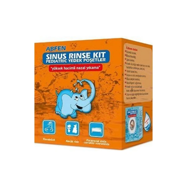 Abfen Sinus Rinse Kit Pediatric 50 Yedek Poşet